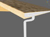 Gutter with downspout
